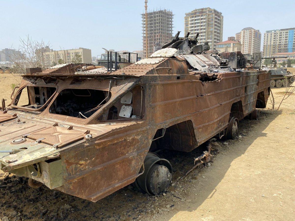 Azerbaycan'ın Karabağ'daki zaferinin şahidi: Harbi Ganimetler Parkı