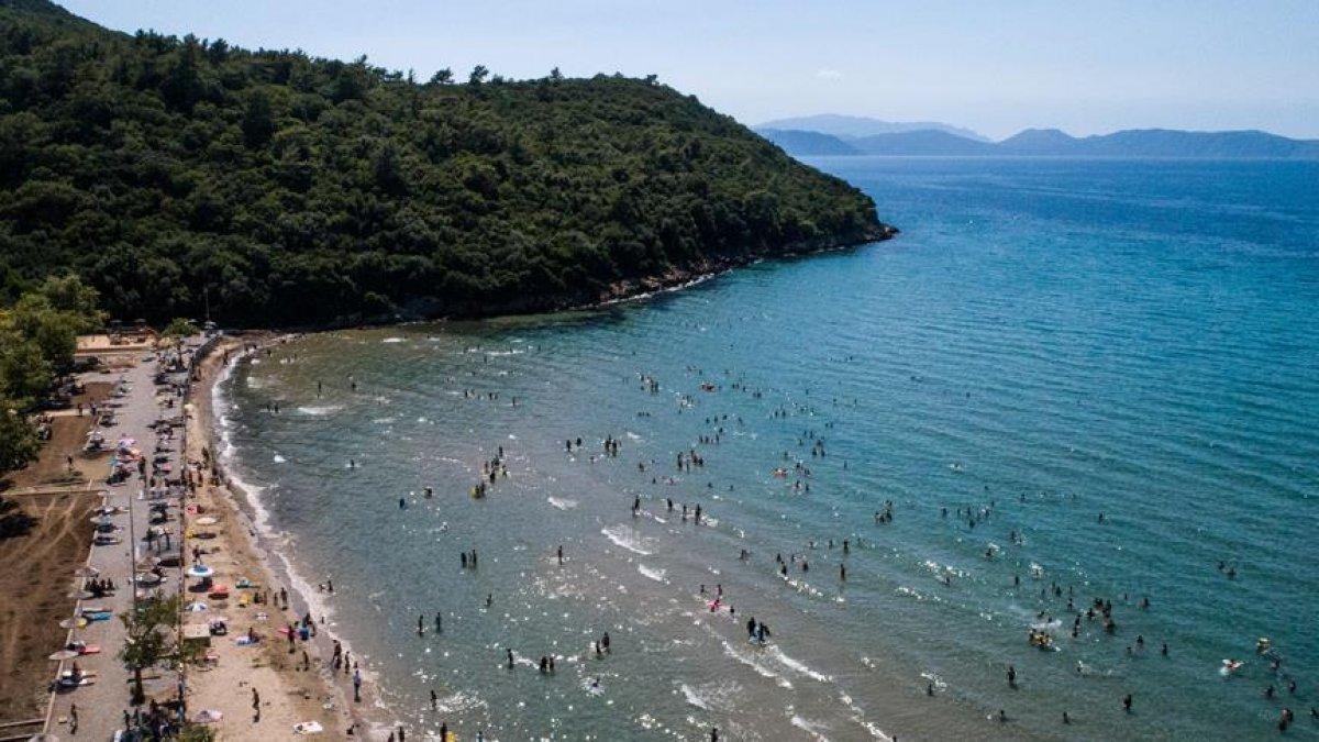 Dilek Yarımadası Milli Parkı'na, 1 ay içinde 100 bin kişi geldi