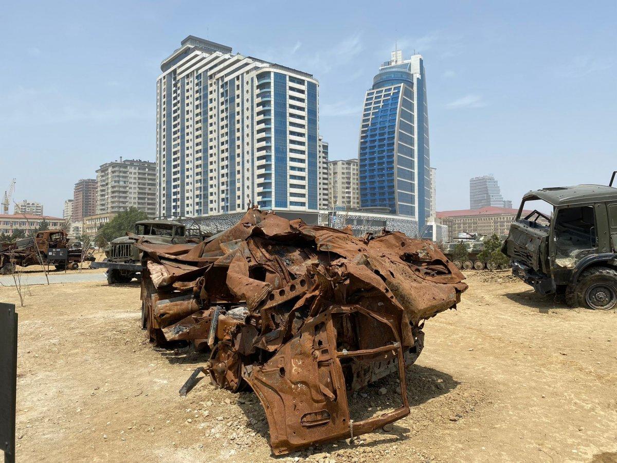 Azerbaycan'ın Karabağ'daki zaferinin şahidi: Harbi Ganimetler Parkı