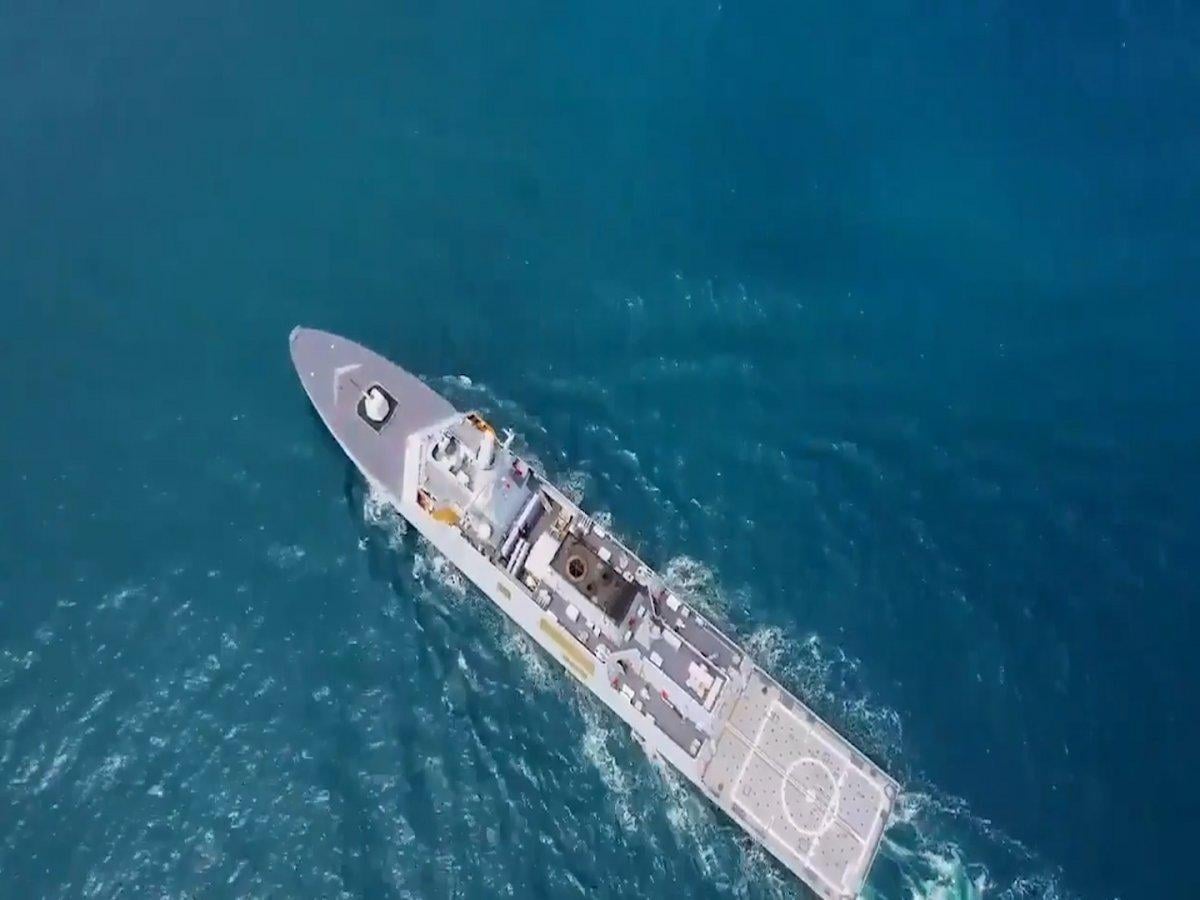 Mustafa Varank, Atmaca'nın vurduğu gemiyi paylaştı: Güçlü ve etkin