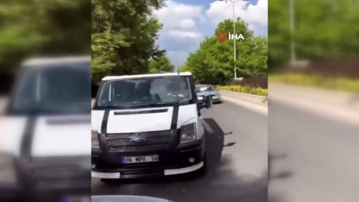 Ankara'da düğün konvoyunda havaya rastgele ateş açtı