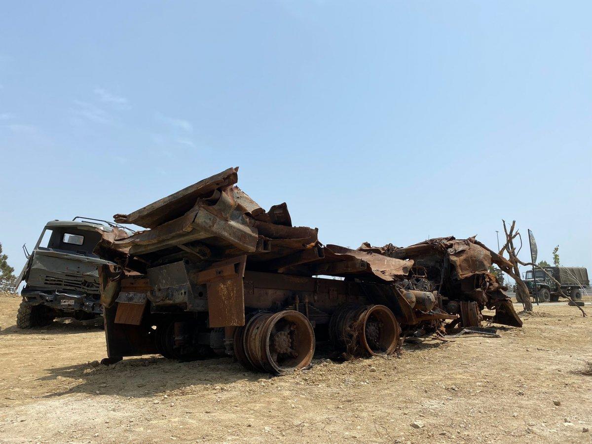 Azerbaycan'ın Karabağ'daki zaferinin şahidi: Harbi Ganimetler Parkı