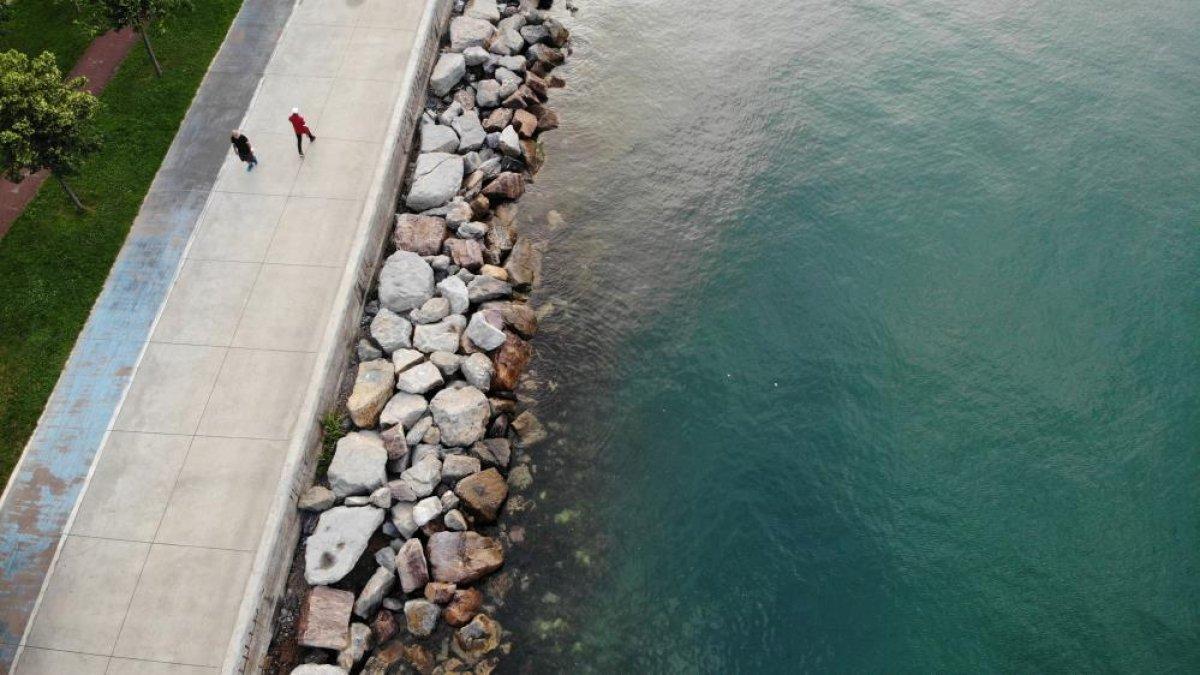 Kartal'da müsilaj temizlendi