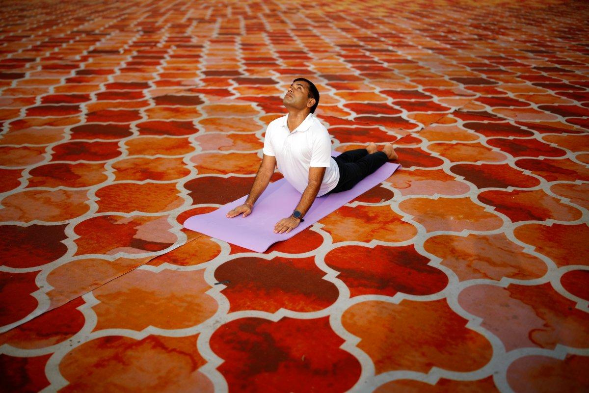 Hindistan'da Uluslararası Yoga Günü kutlaması