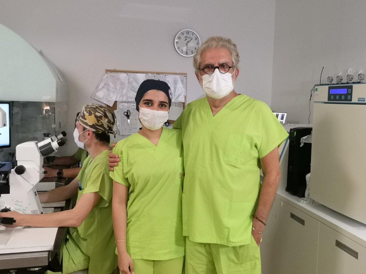 İstanbul'da 'tüp bebek' olarak doğduğu merkeze hemşire oldu