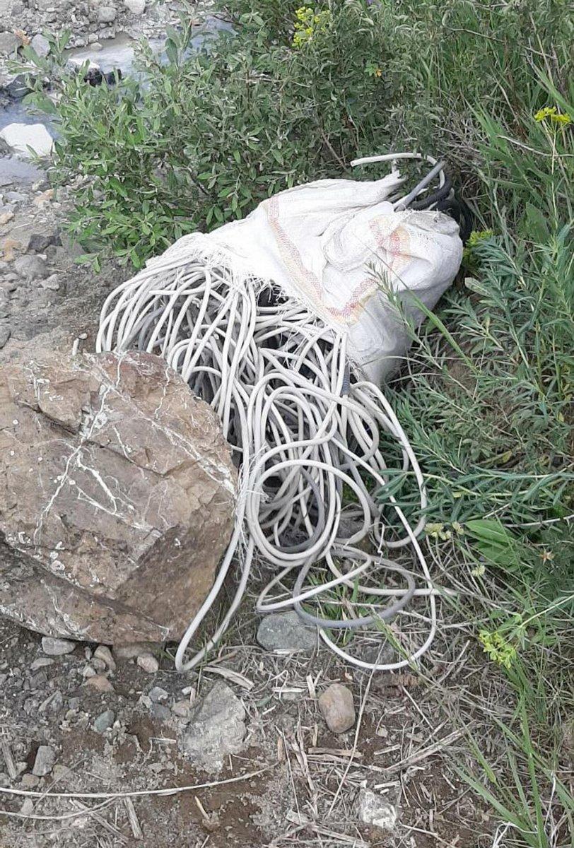 Kars'ta 3 milyon liralık kablo çaldılar