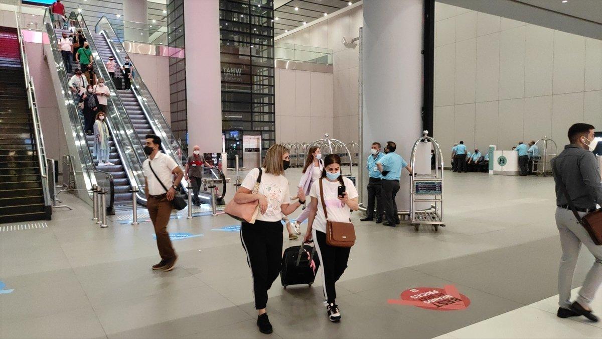 Rus turistler aylar sonra Türkiye'de