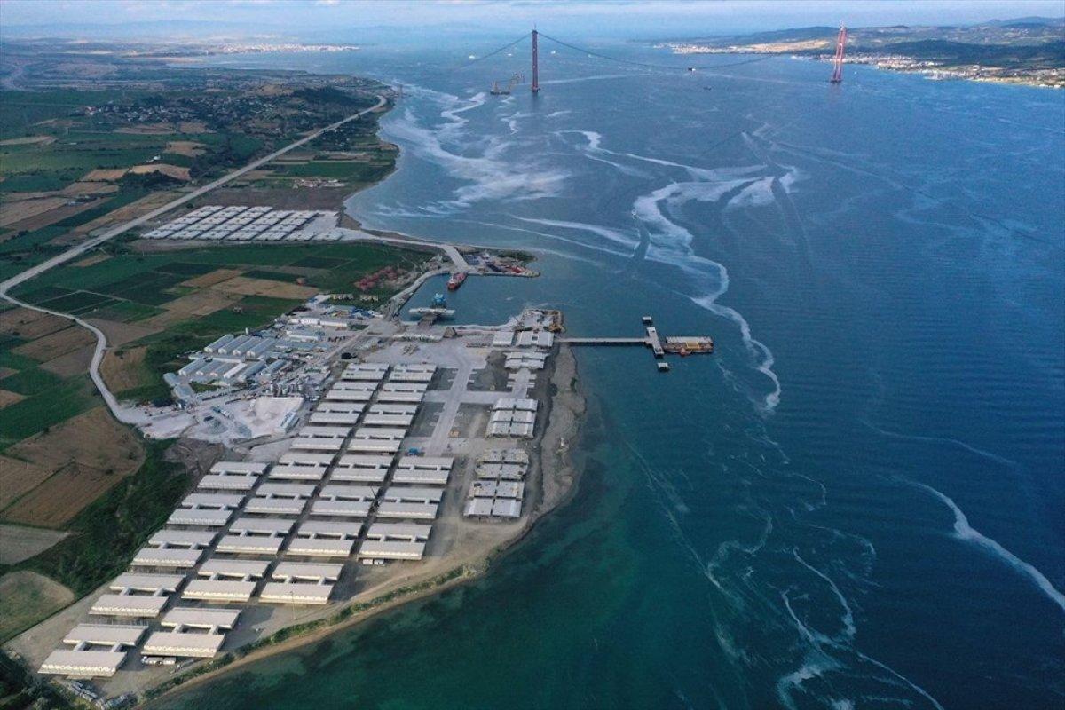 1915 Çanakkale Köprüsü yükseliyor