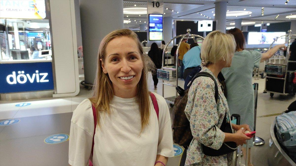 Rus turistler aylar sonra Türkiye'de