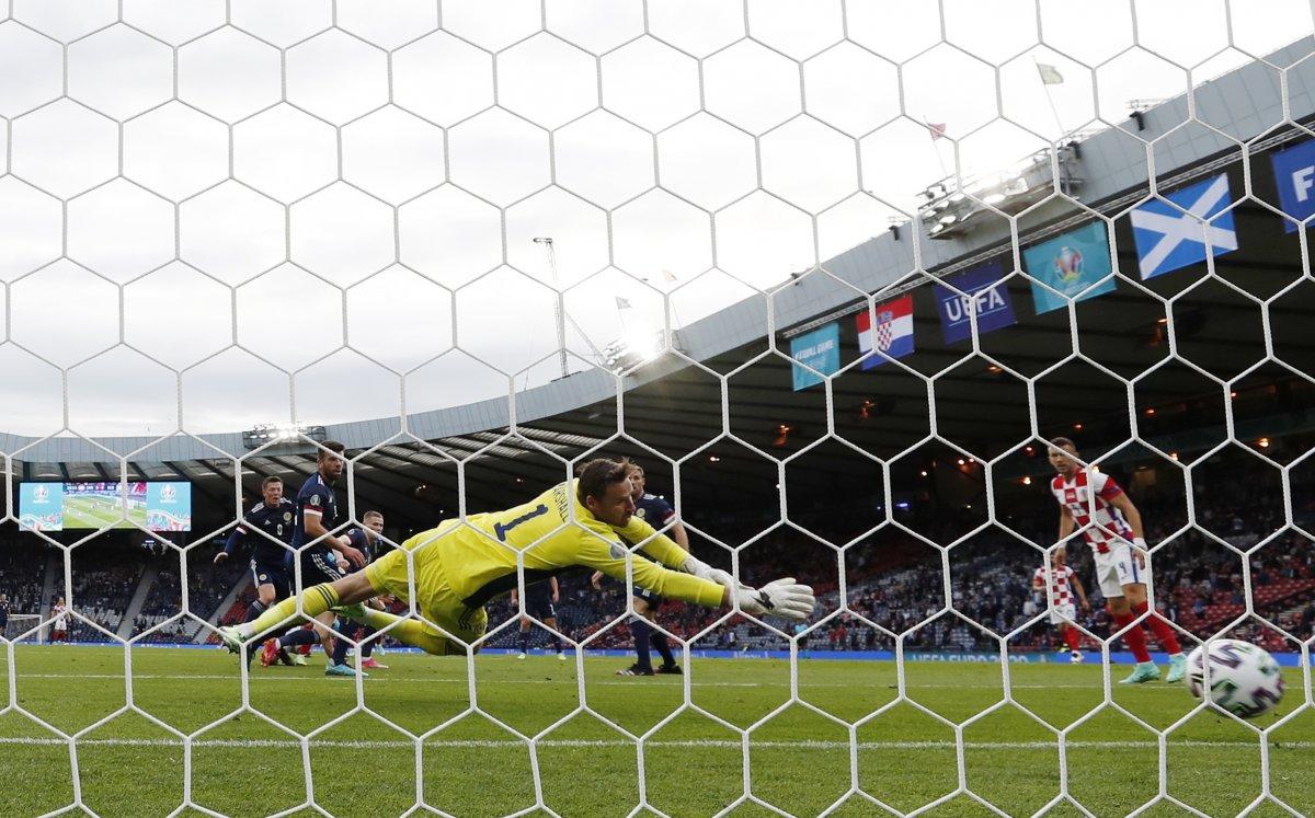 Euro 2020'de Hırvatistan, İskoçya'yı mağlup etti