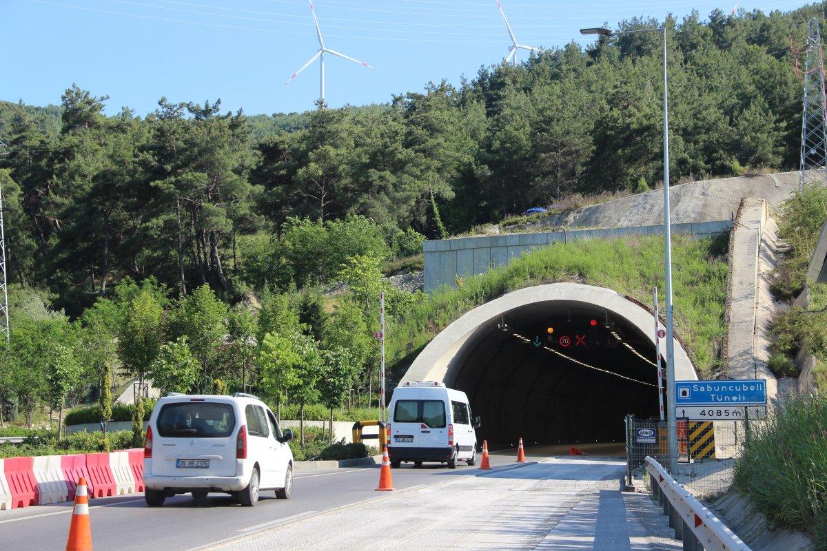 Sabuncubeli Tüneli sayesinde 305 milyon lira tasarruf edildi