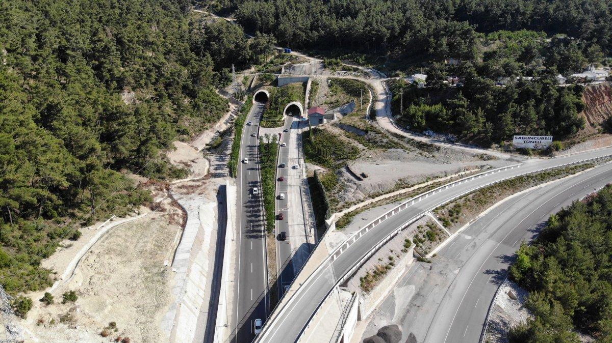 Sabuncubeli Tüneli sayesinde 305 milyon lira tasarruf edildi