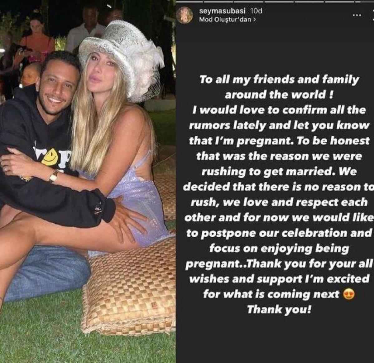 Şeyma Subaşı: Hamileyim