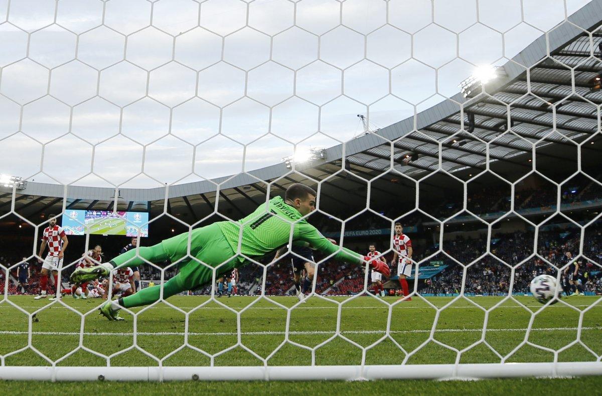 Euro 2020'de Hırvatistan, İskoçya'yı mağlup etti