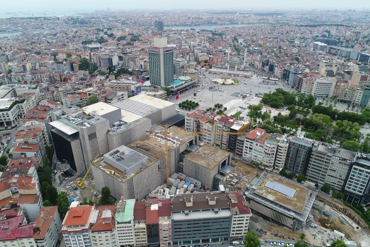 Atatürk Kültür Merkezi'nin inşaatında sona gelindi