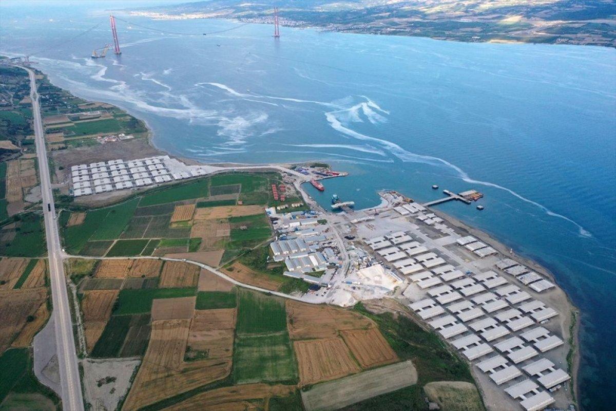 1915 Çanakkale Köprüsü yükseliyor