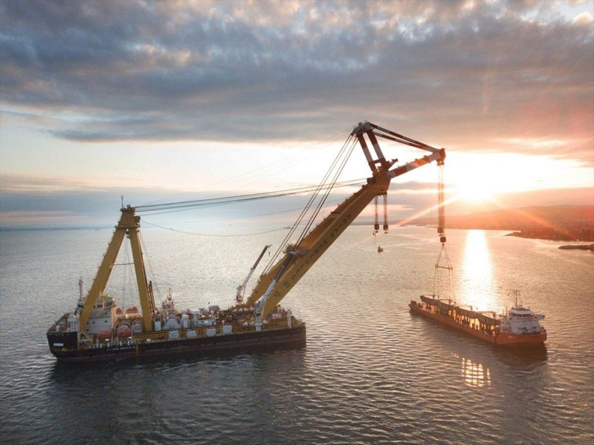 1915 Çanakkale Köprüsü yükseliyor