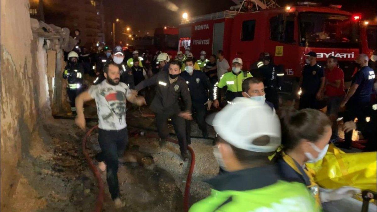 Konya'da Suriyeli ailenin kaldığı evdeki yangında 3 çocuk öldü