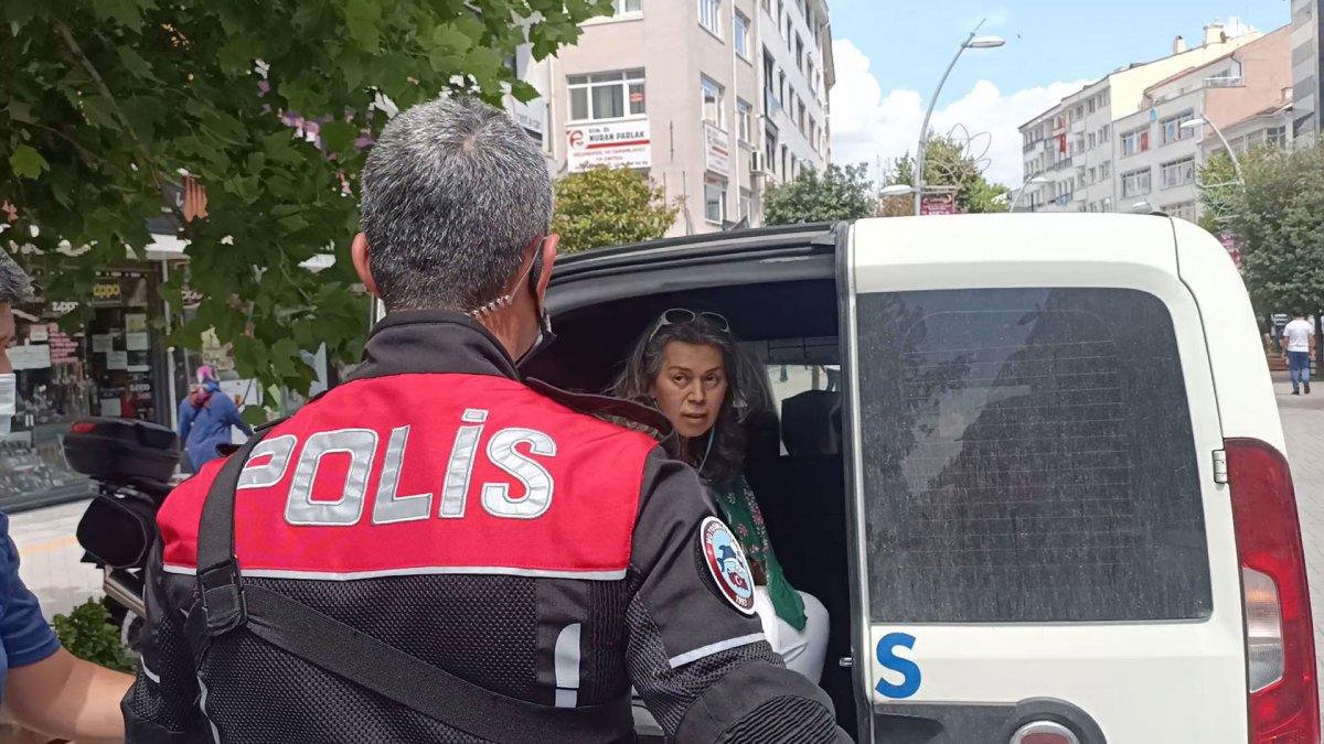 Bolu'da maske takmayı reddeden kadın: Saçma buluyorum