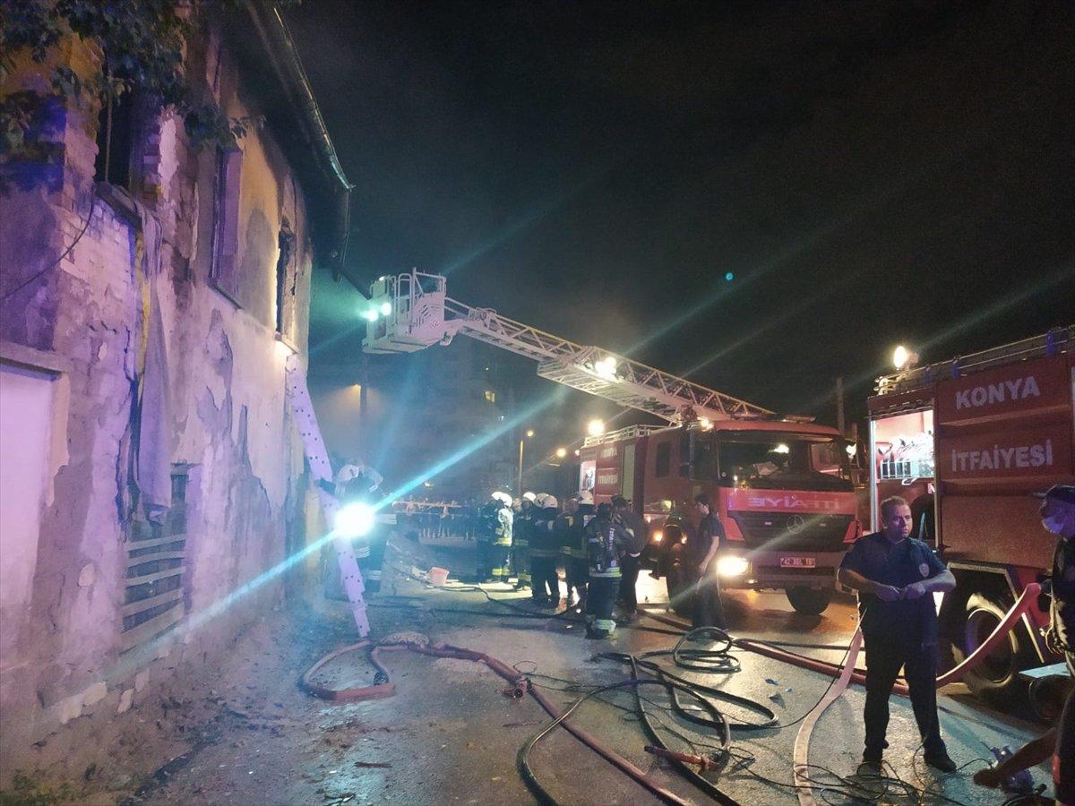 Konya'da Suriyeli ailenin kaldığı evdeki yangında 3 çocuk öldü