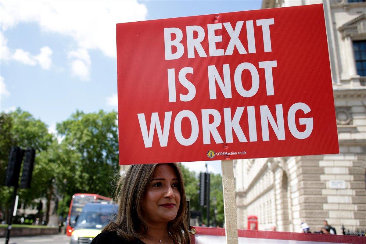 Brexit karşıtları, Londra'da toplandı