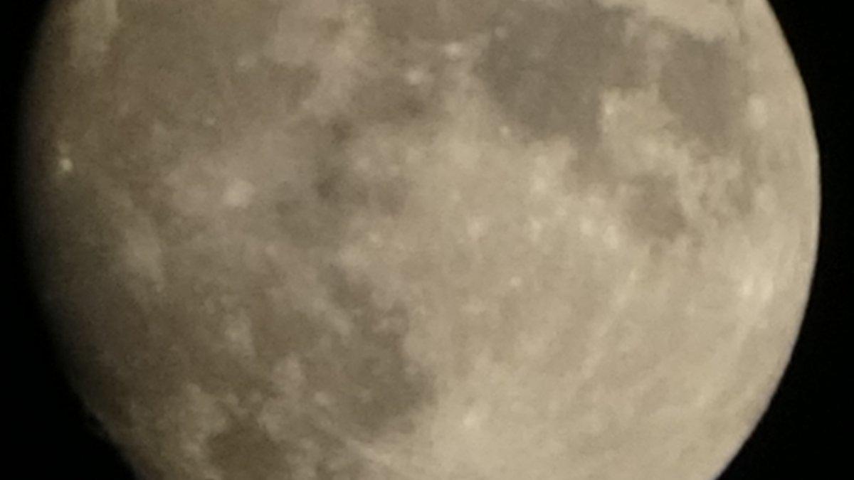 Dolunay, Hakkari'den görüntülendi