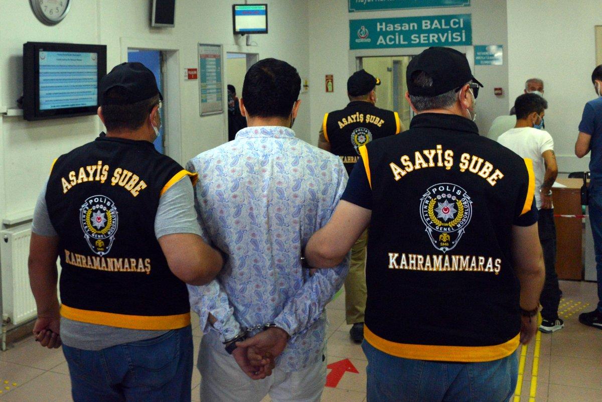 Kahramanmaraş’ta yakalanan hükümlünün kimliği, parmak izi ile tespit edildi