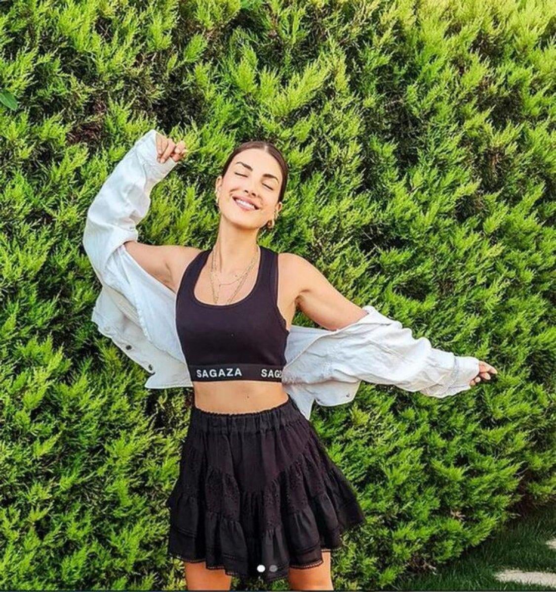 Deniz Baysal Yurtçu'nun tatil pozları