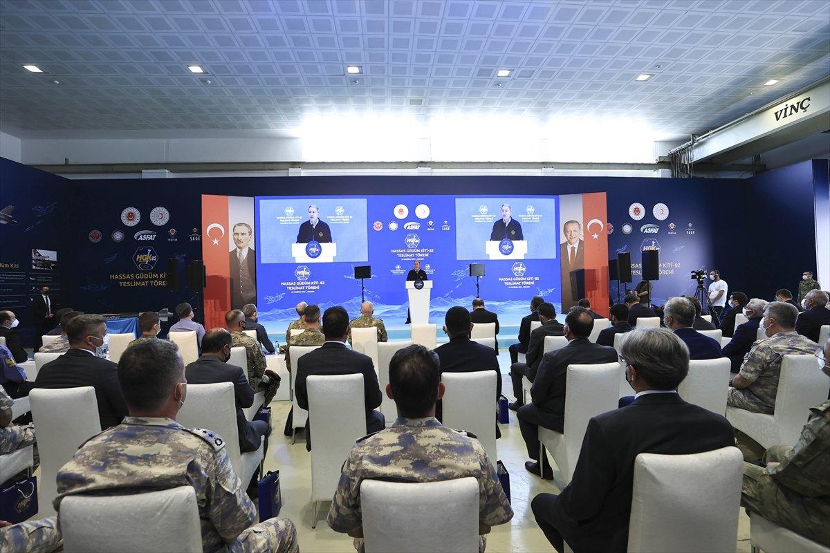 Hassas Güdüm Kiti-82 için teslimat töreni