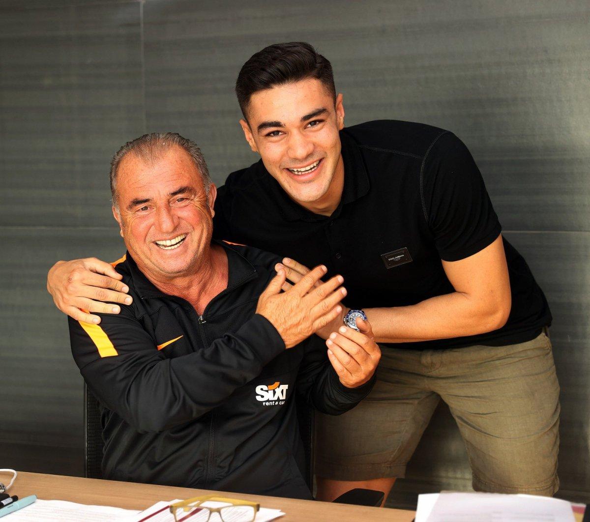 Ozan Kabak, Fatih Terim'le buluştu