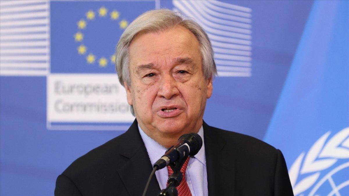 Antonio Guterres'ten, Suriye'ye yardıma destek çağrısı