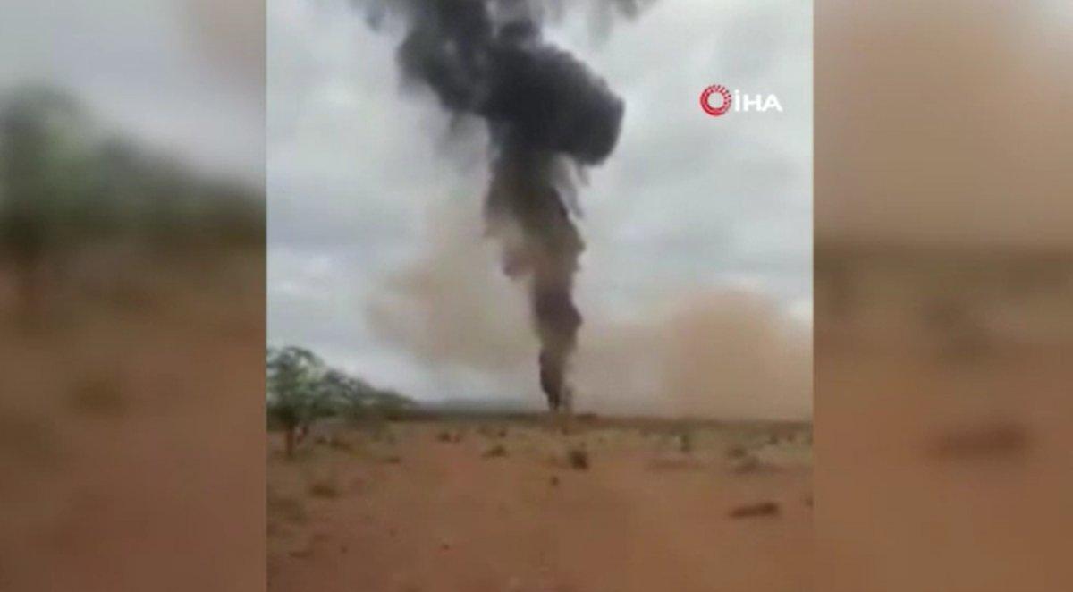 Kenya’da askeri helikopter düştü