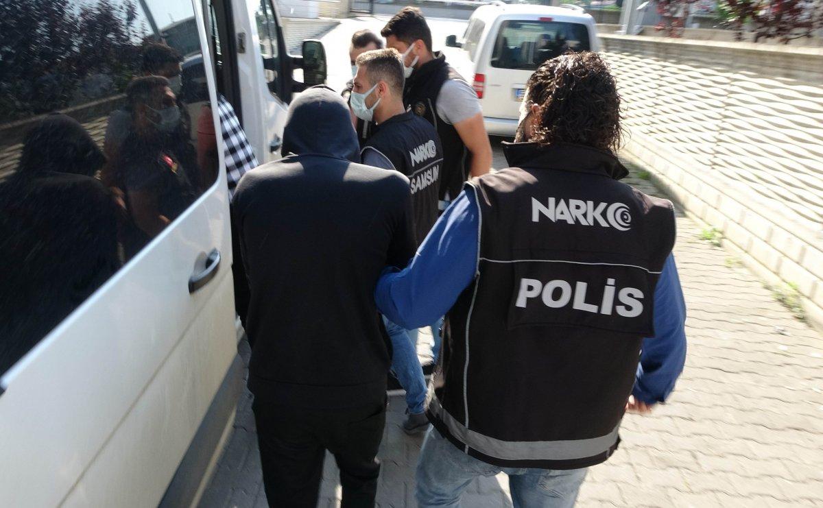 Samsun'da uyuşturucu ticareti operasyonu: 4 gözaltı