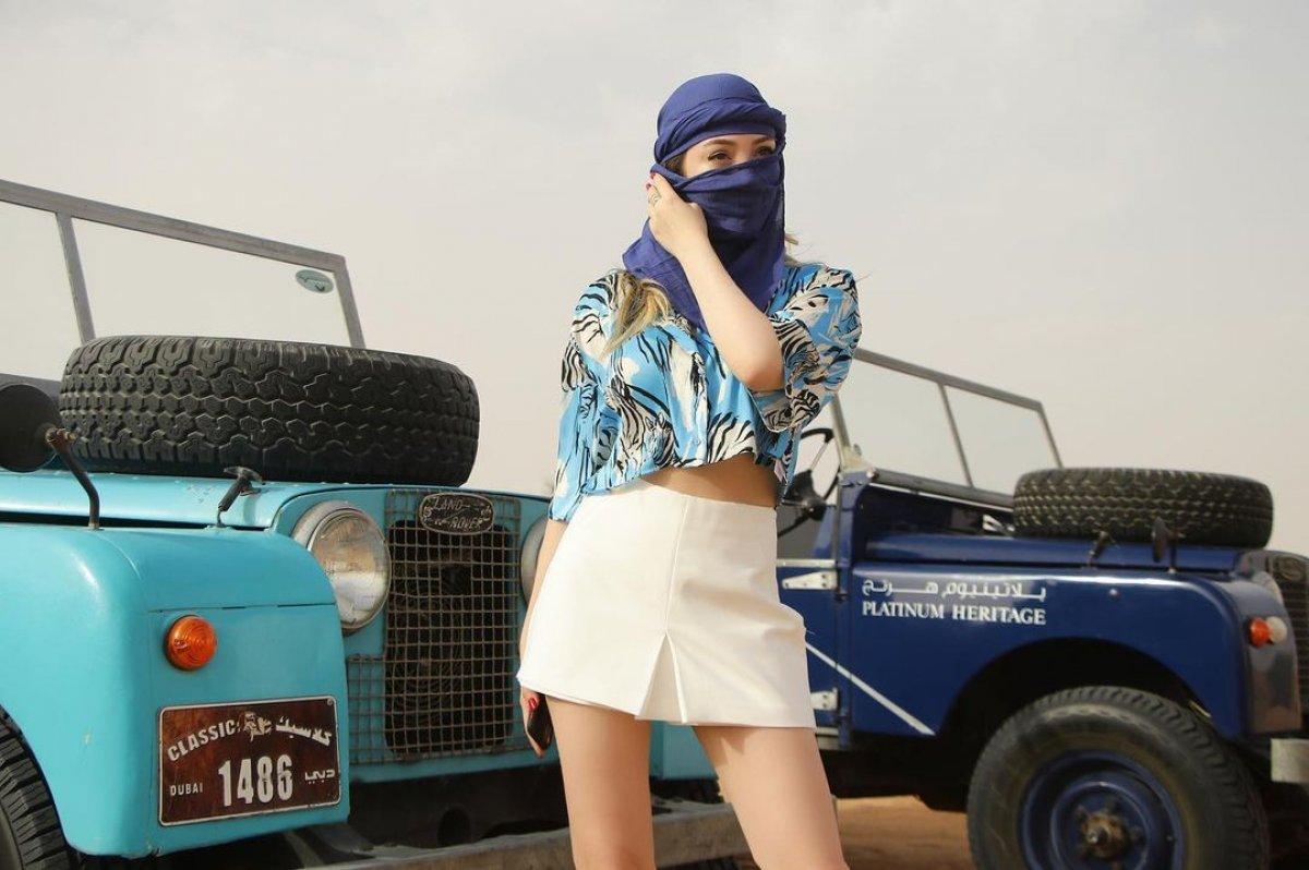 Yasmin Erbil peçe taktı