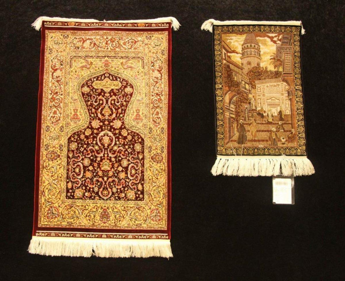 Nevşehir'de, 6 metrekare olan ipek halı 800 bin liradan satılıyor