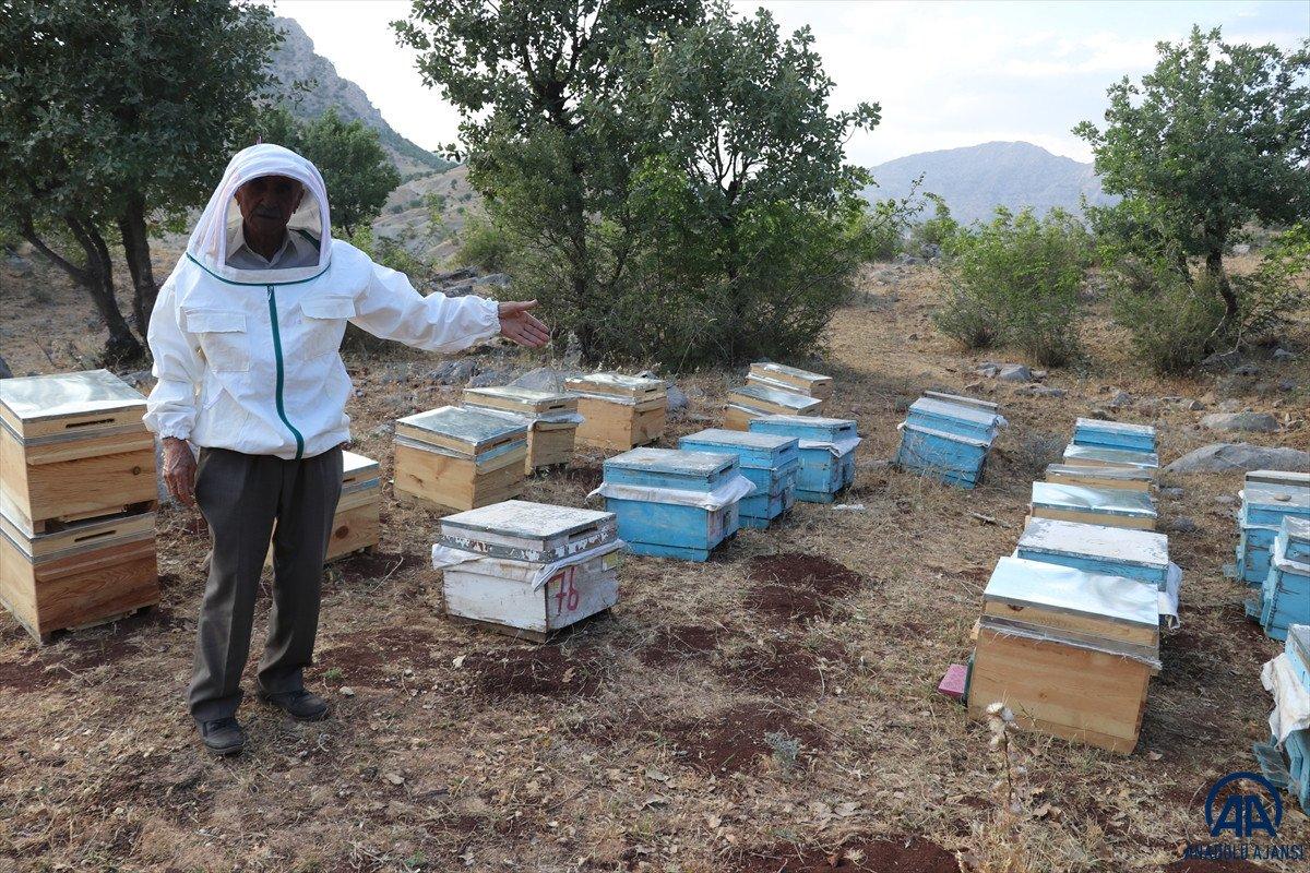 2 bin 973 rakımlı Mereto Dağı'nda 25 yıldır arıcılık yapıyor