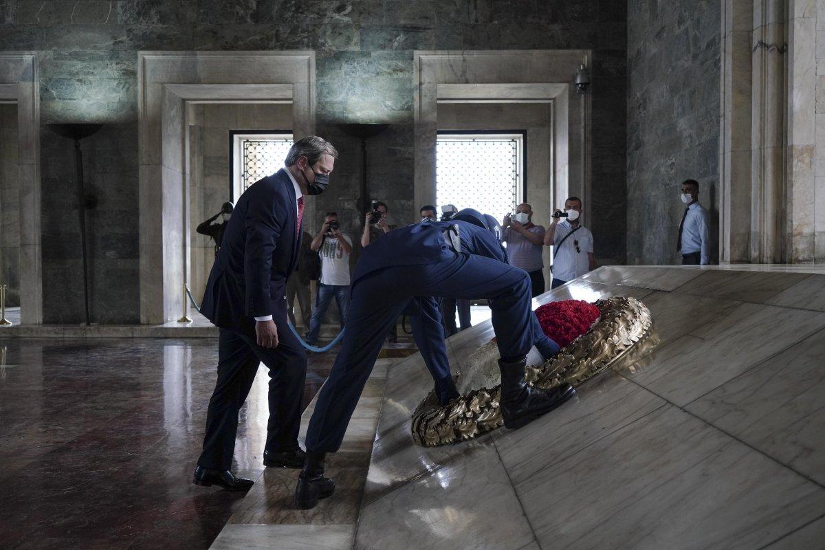 Burak Elmas, Anıtkabir'i ziyaret etti