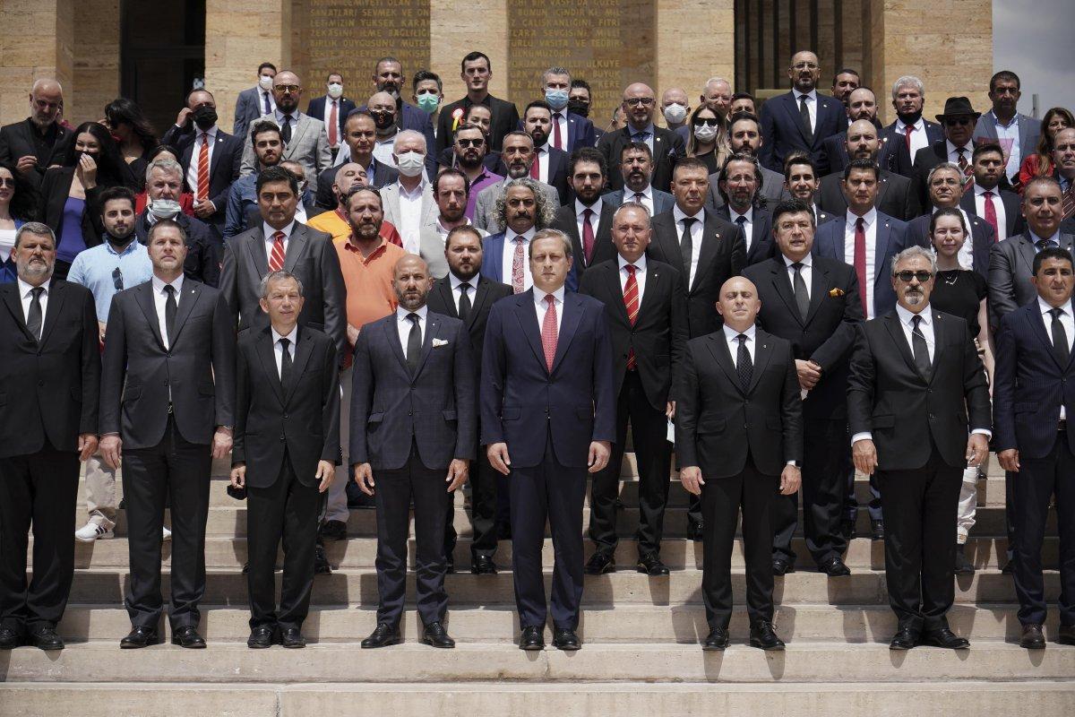 Burak Elmas, Anıtkabir'i ziyaret etti