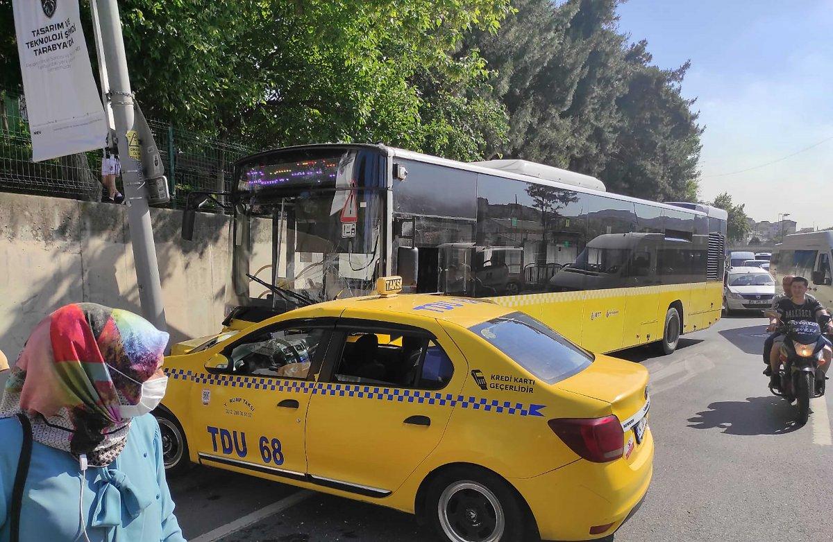 Kağıthane'de zincirleme kaza