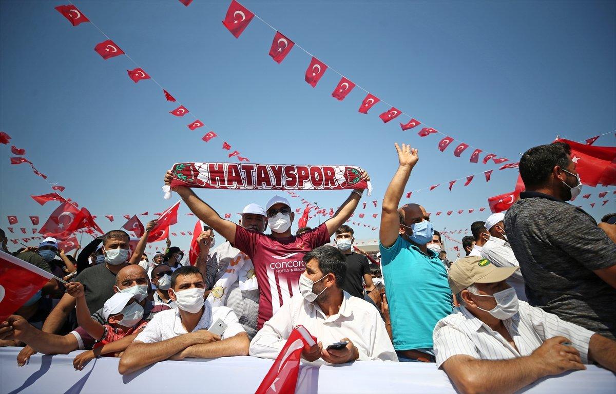 Cumhurbaşkanı Erdoğan, Hatay’da toplu açılış törenine katıldı