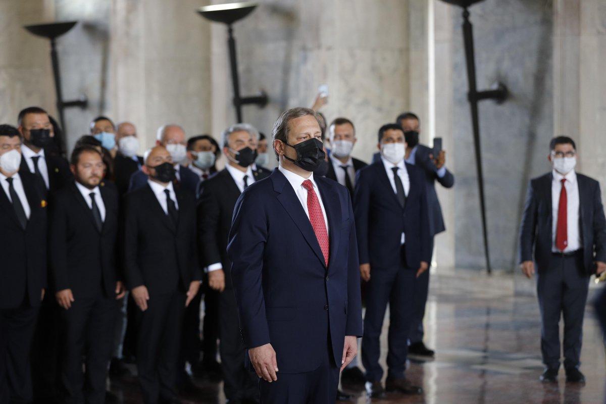 Burak Elmas, Anıtkabir'i ziyaret etti