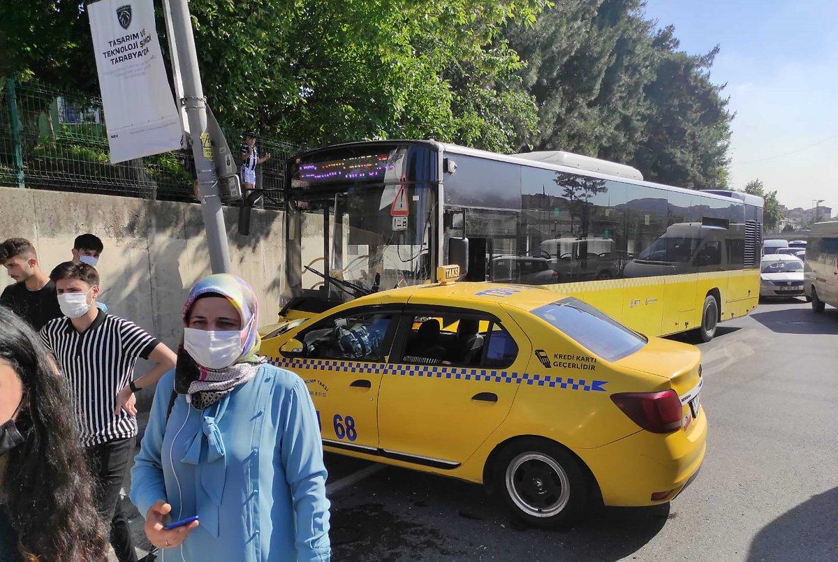 Kağıthane'de zincirleme kaza