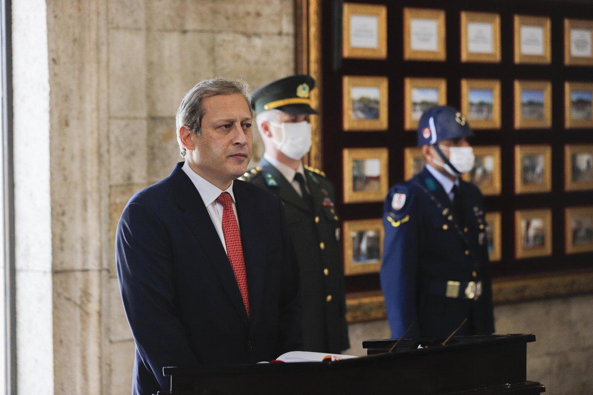 Burak Elmas, Anıtkabir'i ziyaret etti