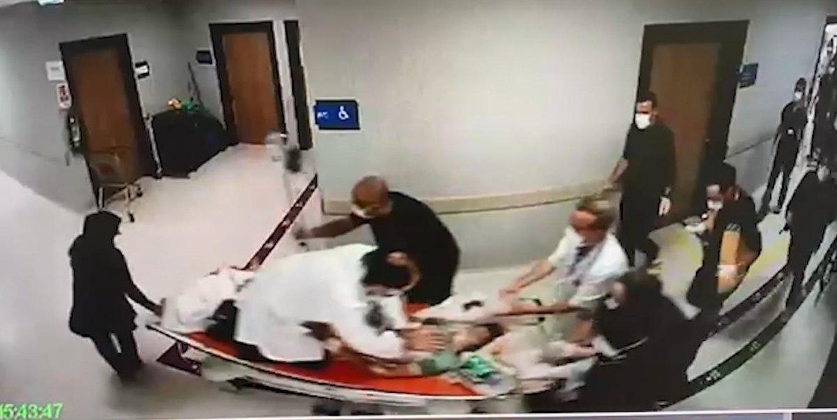 Yalova'da kalbine 13 santimetre korkuluk saplandı