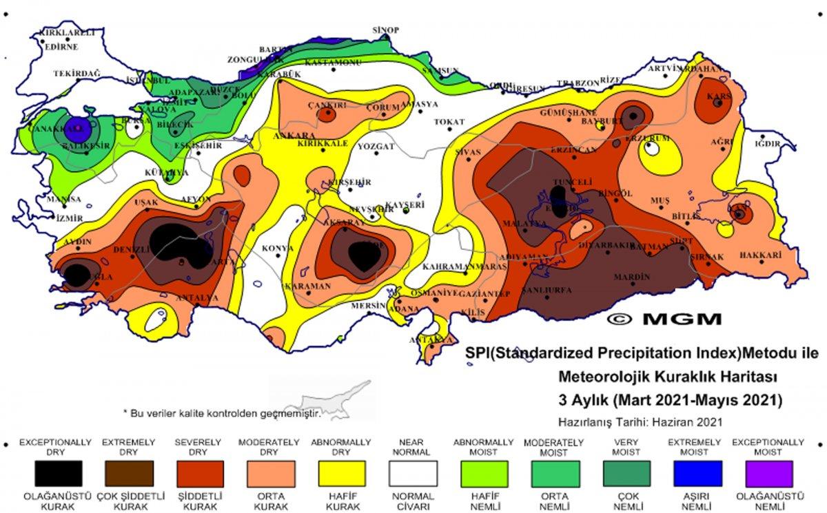 Yağışlar azaldı, kuraklık kapıda