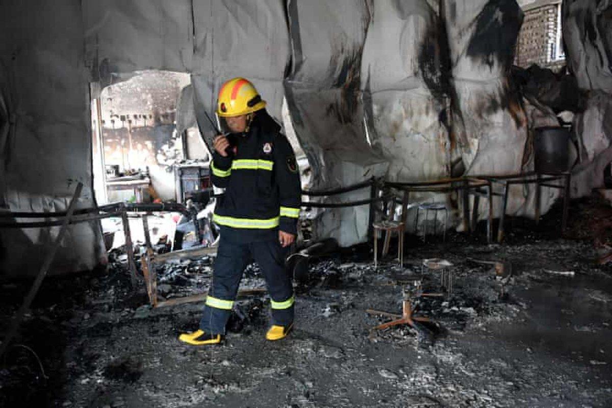 Çin'de dövüş sanatları okulunda yangın