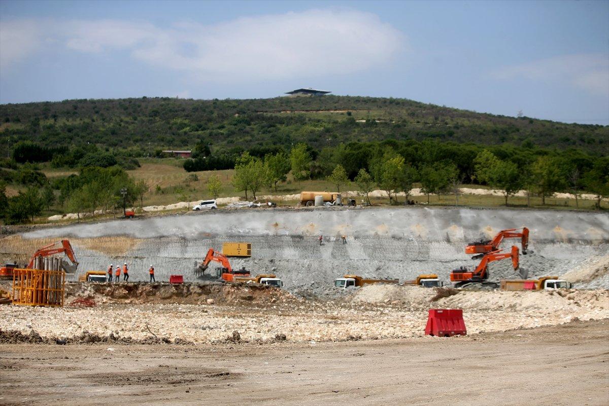Kanal İstanbul Sazlıdere Köprüsü'nün temeli atıldı