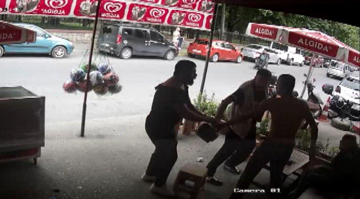 Beykoz’da engellilerin darbedilme anları kamerada