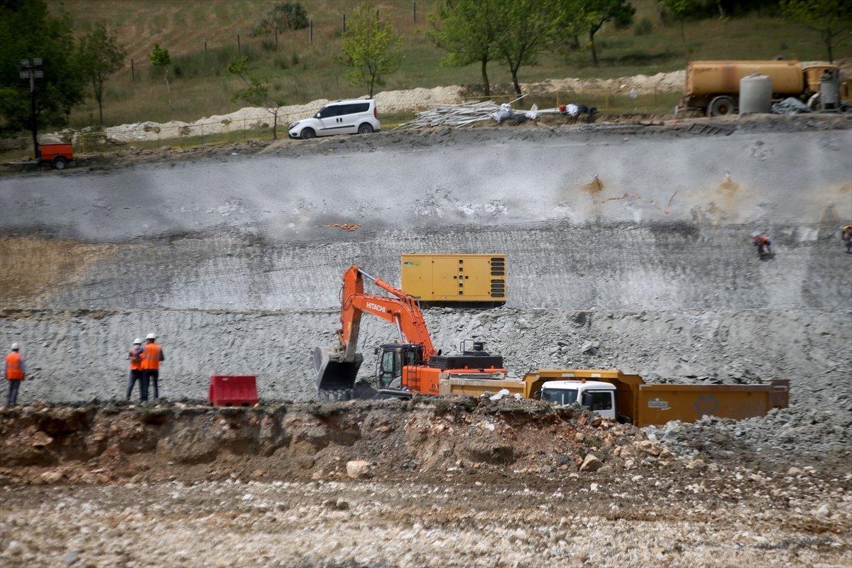 Kanal İstanbul Sazlıdere Köprüsü'nün temeli atıldı