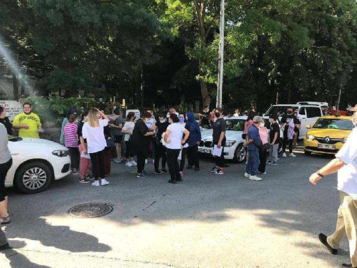 Beykoz'da babasıyla aynı okulda YKS'ye girdi